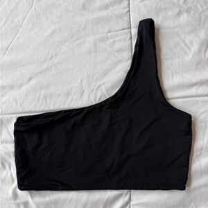 Myra Swim One-Shoulder Black Swim Top M